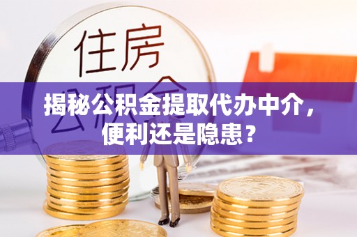 元宝揭秘公积金提取代办中介，便利还是隐患？