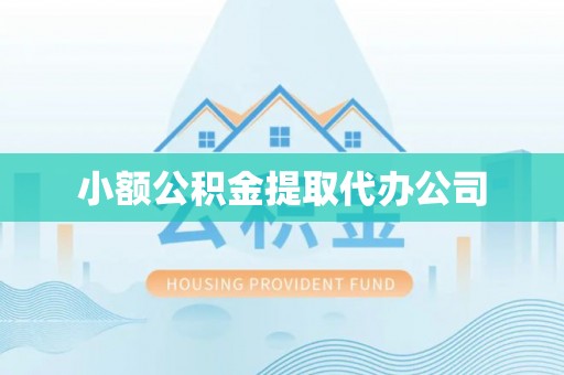 元宝小额公积金提取代办公司