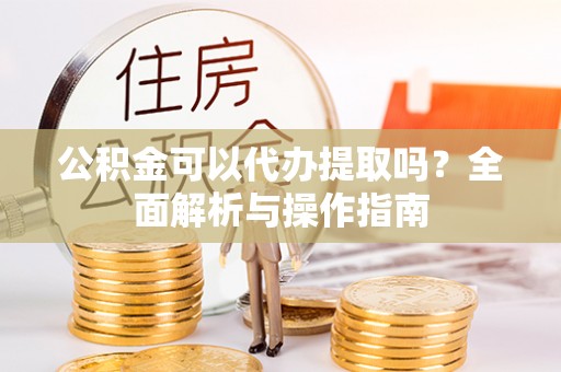 元宝公积金可以代办提取吗？全面解析与操作指南